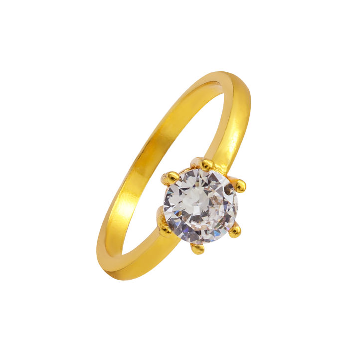 Gold%20Plated%20Ring%20With%20White%20Stone%20For%20Women%20(Panchadhatu)%20-%20Image%203