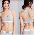 Gray Color Sexy Lingerie Bra Panty Bikini Brief Set For Women. 