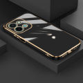 Vantime Case for vivo Y28 4G Soft Electroplated Glossy Back Ultra Thin Back Cover. 