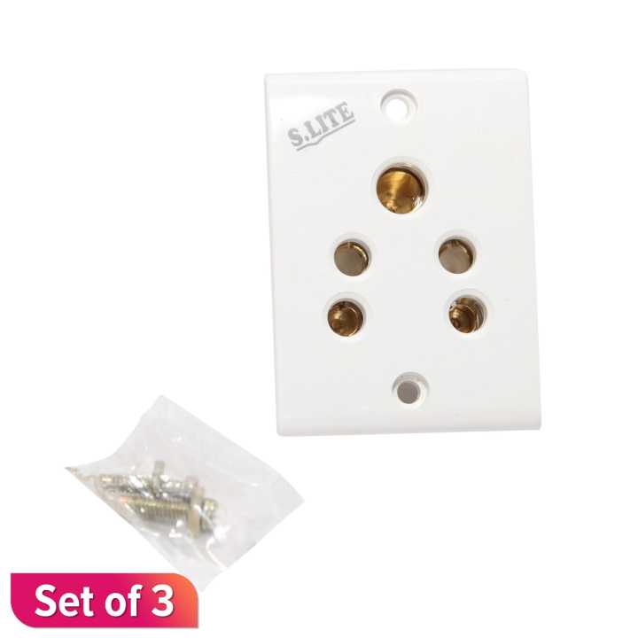 5 Pin Socket Set Of 3