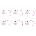 6X -3 AC220V Industrial LED Blinker Red Alarm Siren Buzzer 100dB White. 