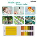 NEW 80 Pcs PH Indicator Test Strips 1-14 PH PH Test Papers Water Cosmetics Fifty percent discount Soil Acidity Test Strips for Water Saliva Urine Soil. 