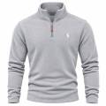 Winter Warm Polar Fleece Half Zip Sweatshirt | Soft Thermal Pullover For Men. 