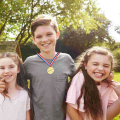 100 Pcs Children'S Medal Football Games Medals Party Supplies Metal Sports Day Kids Golden Award for Basketball Soccer. 