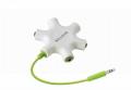 F8Z274bt 5-Way 3.5-mm Headphone Splitter - (White). 