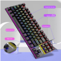 Xunfox K80  Mechanical Keyboard Gaming Keyboard 87 Keys RGB LED Light. 