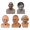 for Adults Non-toxic Realistic Eye Costume Party Face Cover Party Supplies Carnival Party Masquerade Old Man Cosplay Props Halloween Decoration. 