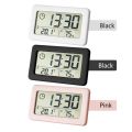 LED Digital Clock Electronic Digital Screen Desktop Clock for Home Office Backlight Snooze Data Calendar Clocks -White. 