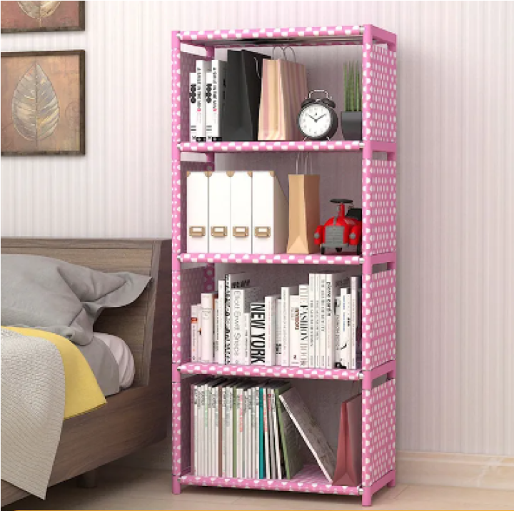 Minimalist Modern Bookshelf Multi-functional Students Book Shelf DIY Combination Reinforcement Storage Cabinet
