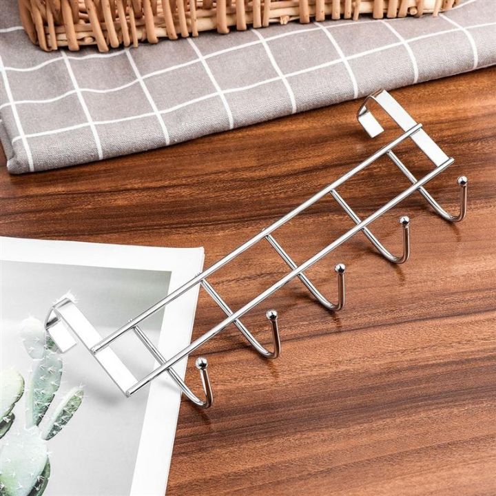 Over%20the%20Door%205%20Hooks%20Home%20Bathroom%20Organizer%20Rack%20Clothes%20Coat%20Hat%20Towel%20Hanger%20Stainless%20Steel%20Good%20Load-Bearing%20-%20Image%206