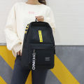 2024 Back To School Season Large Capacity Student Backpack Casual Solid Color Oxford Backpack Multi Functional Simple Bag. 