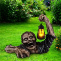 Resin Statue Crafts Halloween Ornament Halloween Decorations Crafts Ornament for Yard, Garden. 