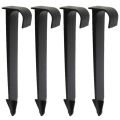 NAMUNY 200Pcs Irrigation Drip Support Stakes 1/4 Inch Tubing Hose with 50Pcs 16mm Garden Hose Bracket Irrigation PVC Pipe. 