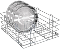 Stainless Steel Modular Kitchen Baskets 3Pcs With 3 Sets Of Drawer Slider. 