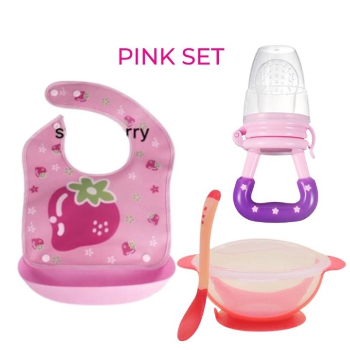 Combo%20set%204%20in%201%20Baby%20Feeding%20Set%20meal%20Set%20Bowl%20with%20spoon%20fruit%20pacifier%20Foldable%20bib%20By%20Desire%20-%20Baby%20Feeder%20%7C%20-%20Image%203
