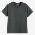 Dark Grey Cotton Plain Half Sleeves T-Shirt For Men - Dark Grey | Multisize | Fashion | Summer T-Shirts For Men. 