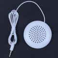 New 3.5mm Portable Mini Speaker Pad for MP3 MP4 CD Phone White. 