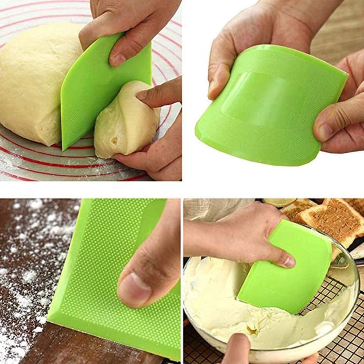 NAMUNY%202%20Pieces%20Dough%20Scraper%20Bowl%20Scraper%20Food-Safe%20Plastic%20Dough%20Cutter%20Flexible%20Plastic%20Scraper%20Practical%20Bench%20Scraper%20-%20Image%204