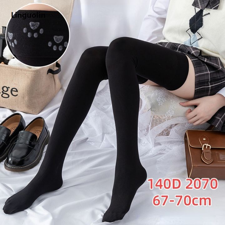 Linguolin%20Silicone%20Non-slip%20Long%20Stockings%20Over%20The%20Knee%20Socks%20Japanese%20Uniforms%20White%20Stockings%20Are%20Thin%20and%20Tall%20Thigh%20Socks%20-%20Image%203