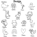 Wenefang Personalised Animal Print Baby Hair Brush Custom Name Infant Hairbrush Baby Shower Gift Toddler Wooden Engraved Hairbrush. 