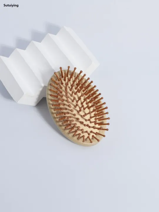 Sutuiying%202pcs%20portable%20bamboo%20and%20wood%20brush%20massage%20comb%20anti-static%20Luxury%20scalp%20comb%20safety%20airbag%20hair%20styling%20comb%20-%20Image%205