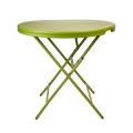 Supreme Bistro Blow Moulded Round Foldable Table (M. Green). 