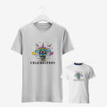 Celebration Printed Graphic Premium T-shirt. 