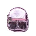 Dollhouse Decor Pink Doll Backpack PU Glitter Girl Schoolbag 18inches Doll Backpack Kawaii Handmade Mini Knapsack Dolls Accessories. 