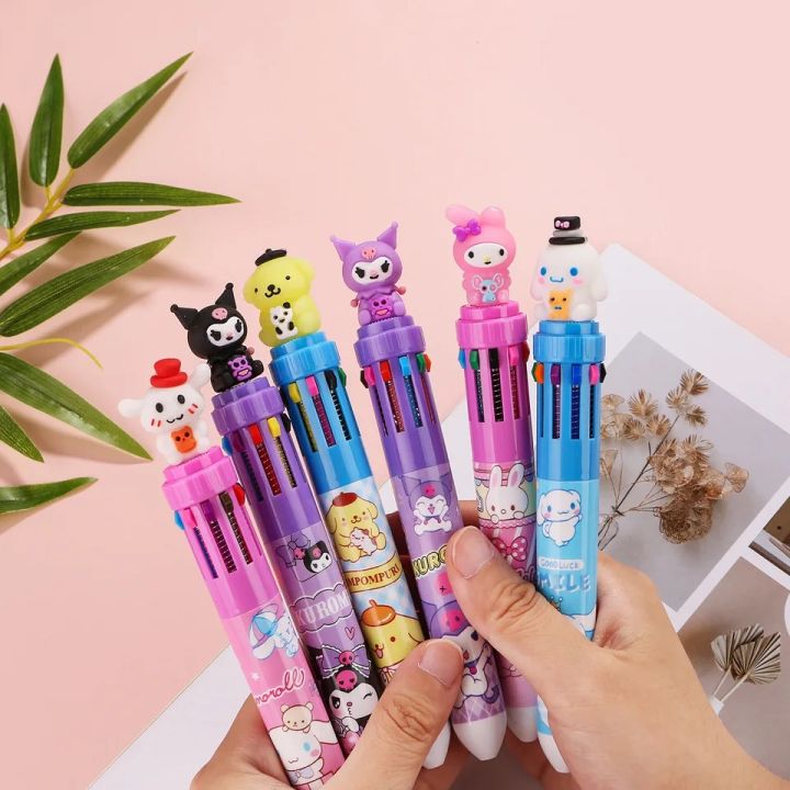 10%20in%201%20Colors%20Cute%20Sanrio%20Kuromi%20Ballpoint%20Pen%20Student%20Press%20Colour%20Ball%20Pen%20Multifunction%20Stationery%20Gift%20for%20Kids%20Office%20Supplies%20-%20Image%204