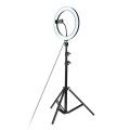 LED Selfie Ring Light Set 210 CM Tripod And Phone Holer Dimmable LED Ring Lamp Photo Video Camera Phone Light Ringlight For Live YouTube Fill Light. 