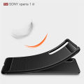 Lenuo for Sony Xperia 1 III Case - Carbon Fiber Silicone Brushed Cell Phone TPU Back Cover. 