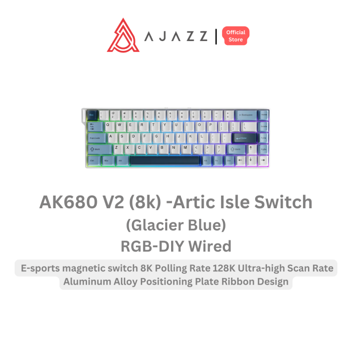 Ajazz AK680 V2 8K Gaming Keyboard
