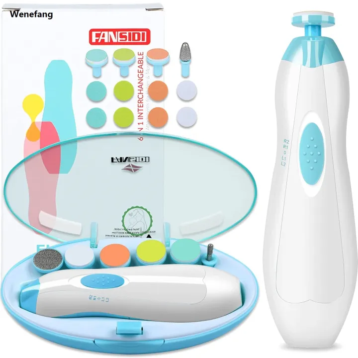 Wenefang%20Electric%20Baby%20Nail%20File%20Clippers%20Trimmer%20Luxury%20Toes%20Trim%20Nails%20Polish%20Care%20Toddler%20-%20Image%209