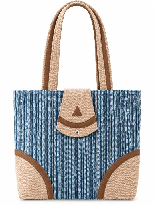 Handmade%20Cotton%20&%20Faux%20Leather%20Women's%20Shoulder%20Bag%20with%20Zipper%20&%204%20Compartments%20-%20Made%20in%20Nepal%20-%20Image%203