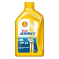 Shell Advance AX5 10W-30 API SL JASO MB Premium Mineral Scooter Engine Oil (800 ml). 