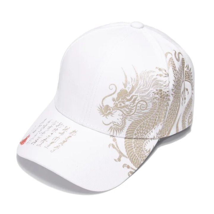 Cap%20Trucker%20Men's%20Gorras%20Outdoor%20100%25%20Cotton%20Baseball%20Cap%20Spring%20Summer%20Chinese%20Dragon%20Design%20Pattern%20Cap%20ParaHombre%20-%20Image%208