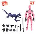DT(Clearance price) Jointed Action Figure Multi-jointed Robot Dog Action Figure Movable 3d Printed Model for Kids Adults Perfect Gift Collectible Robot. 