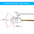 PIR Infrared Motion Sensor Switch 110/220V Auto on Off Light Switch PIR Sensor Detector Light Switch Led Sensitive Night Lamp. 