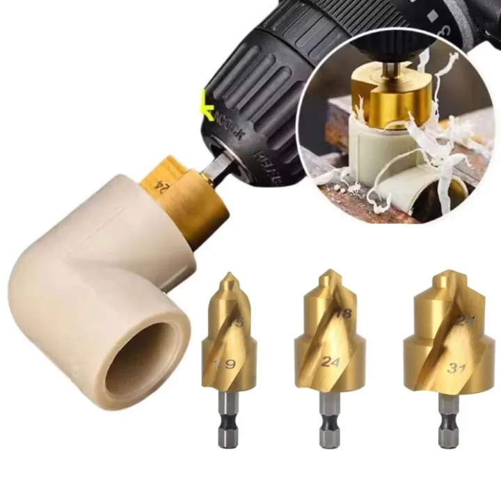 Stepped Rill High Quality Hexagon Shank PPR Lifting Drill Bit 20/25/32mm Titanium ...