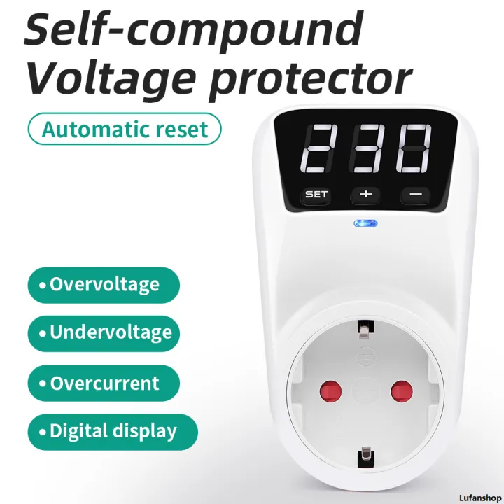 LufanshopHigh%20Quality%20New%20Adjustable%20Voltage%20Protector%20Socket%20AC%20230V%2016A%20Automatic%20Power%20Surge%20Protector%20EU%20Plug%20Socket%20Under%20Overvoltage%20Protection%20-%20Image%202