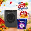 Godrej Brand 9Kg Front Load Washing Machine with AI Technology, BLDC Digi Inverter Motor, 1400 RPM & Inbuilt Heater | 10 Years Warranty + Free Gift: 6Kg Surf Excel Matic. 