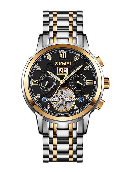 Skmei%20M029%20Men's%20Mechanical%20Creative%20Dial%20Automatic%20Day%20Date%20Display%20Luminous%20Stainless%20Steel%20Watch%20-%20Image%205