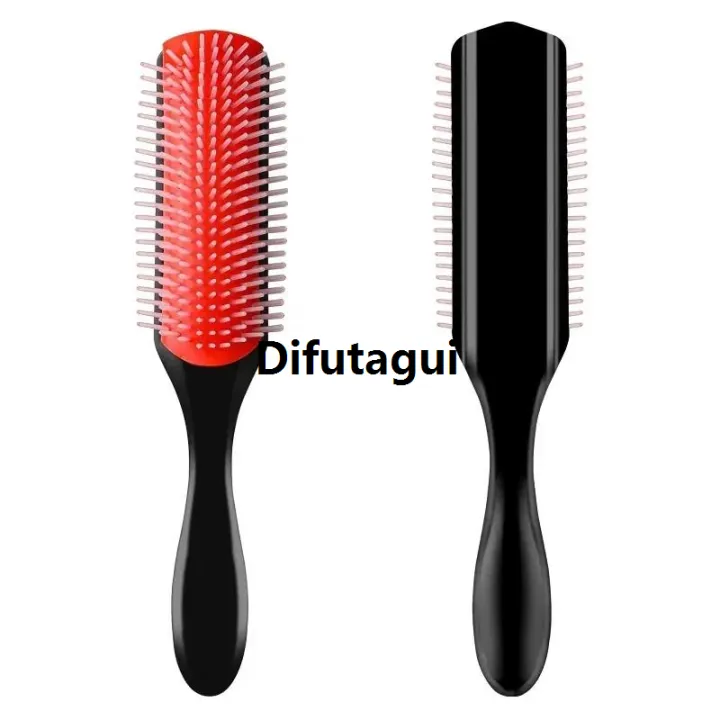 Difutagui%20New%201pc%209-Rows%20Detangling%20Hair%20Brush%20Scalp%20Massager%20Straight%20Curly%20Luxury%20Hair%20Styling%20Tools%20Massage%20Treatments%20Hair%20Comb%20Salon%20Tool%20-%20Image%203