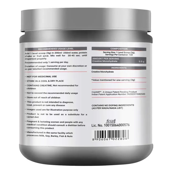 MuscleBlaze%20Creatine%20Monohydrate%20400g%20133%20Servings%20with%20CREAMP%20Micronized%20Powder%20for%20Muscle%20Building%20-%20Image%204