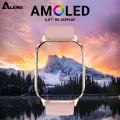 Alewa Strike Amoled Smart Watch 2.01" Large Display | Bluetooth Calling | IP67 WaterProof | Metal Body | Extra Strap | G-Sensor. 