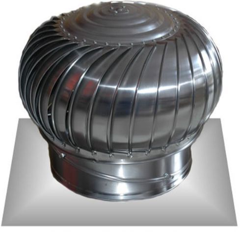 24" No Power Roof Turbine Vents For Industrial, Commercial And Residential