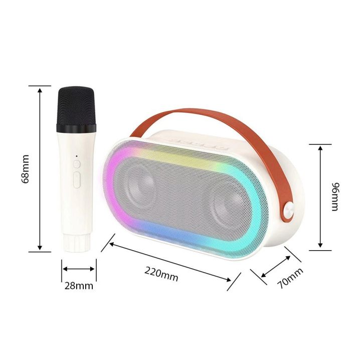 Mini%20karaoke%20machine%20with%202%20wireless%20microphones%20and%20portable%20BT%20peakers%20-%20Image%203