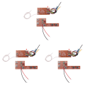 6PCS 5CH RC Remote Control 27MHz Circuit PCB Transmitter and Receiver Board Car Radio System Accessories 20-25M. 