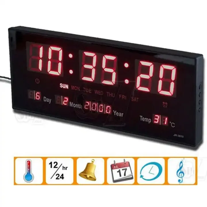 Led%20Digital%20Calendar%20Jh3615%20Digital%20Led%20Wall%20Clock,%20Length%2036%20Cm%20With%20Calendar%20And%20Temperature%20Display%20-%20Image%202