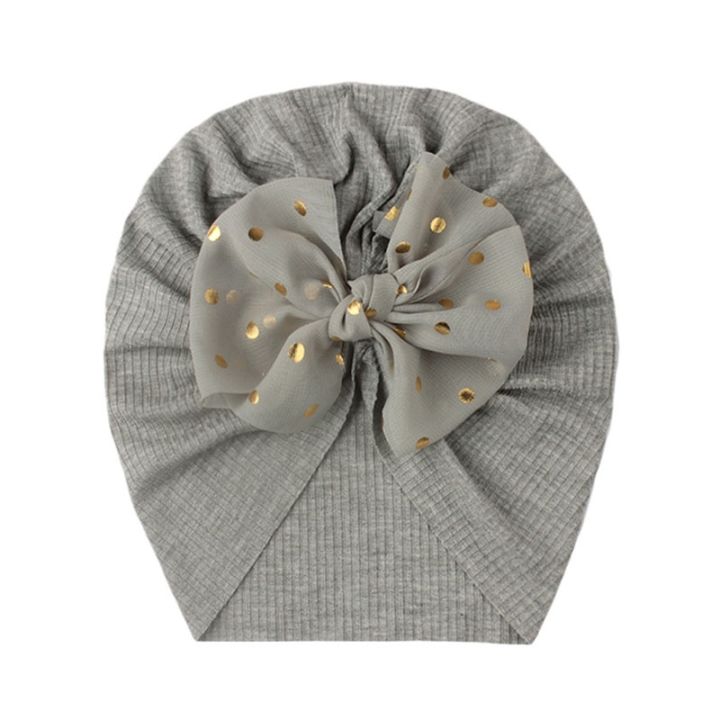 Velvet%20Baby%20Hat%20Solid%20Color%20Dot%20Bow%20Warm%20Cap%20Spring%20Autumn%20Infant%20Toddler%20Beanie%20Soft%20Baby%20Girl%20Headwrap%20-%20Image%203